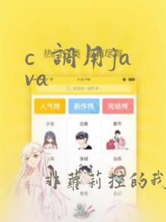 c  调用java