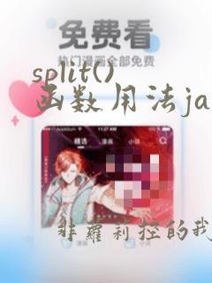 split()函数用法java