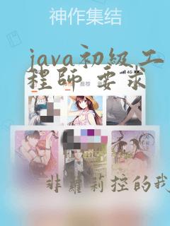 java初级工程师 要求