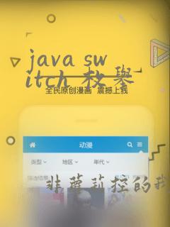 java switch 枚举