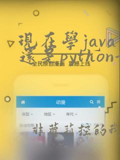 现在学java还是python好