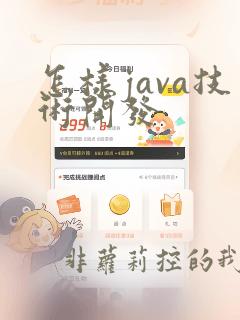 怎样java技术开发
