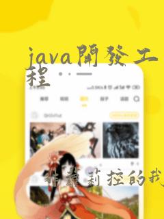 java开发工程
