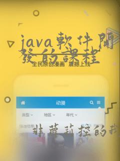 java软件开发的课程