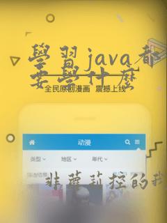 学习java都要学什么