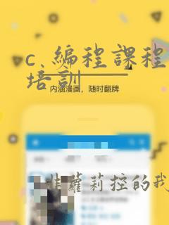 c  编程课程培训