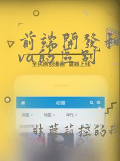 前端开发和java的区别