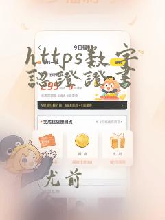 https数字认证证书