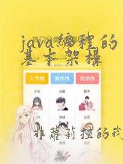 java编程的基本架构