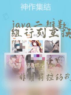 java二维数组行列互换
