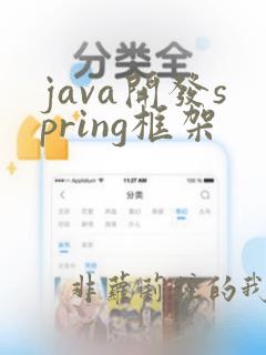 java开发spring框架
