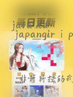 java hd japangirⅰporm