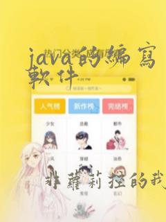 java的编写软件