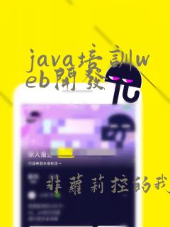java培训web开发