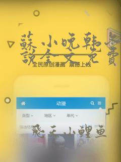 苏小晚韩冬晨小说全文免费阅读无弹窗笔趣阁