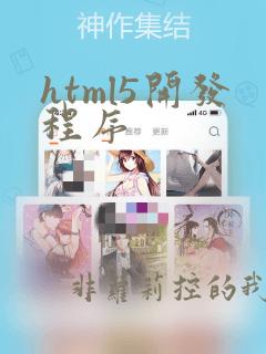 html5开发程序