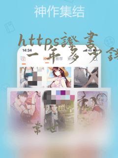 https证书 一年多少钱