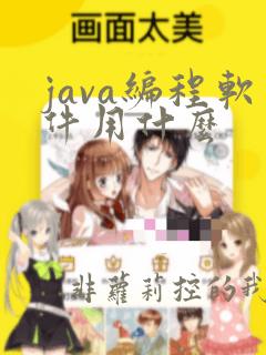 java编程软件用什么