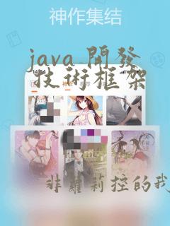 java 开发 技术框架