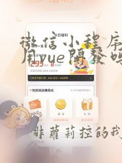 微信小程序可以用vue开发吗