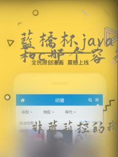 蓝桥杯java和c哪个容易得奖