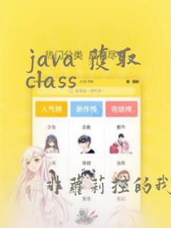 java 获取class