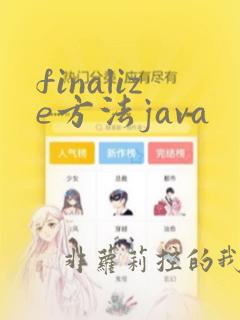 finalize方法java
