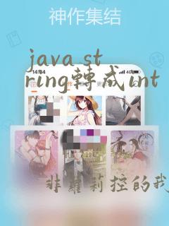 java string转成int