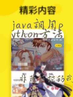 java调用python方法