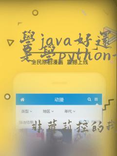 学java好还是学python好