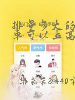 排量多大的摩托车可以上高速