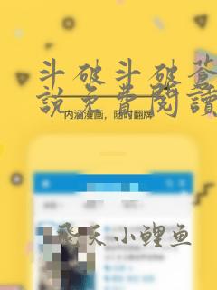 斗破斗破苍穹小说免费阅读笔趣阁