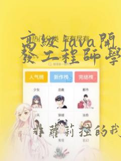 高级java开发工程师学习