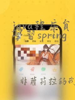 java程序员学习spring