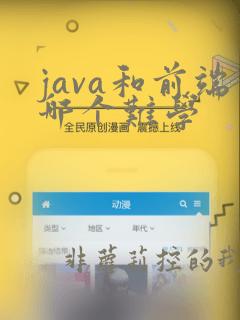 java和前端哪个难学