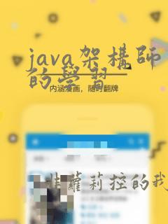 java架构师的学习