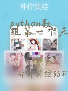 python数组第一个元素