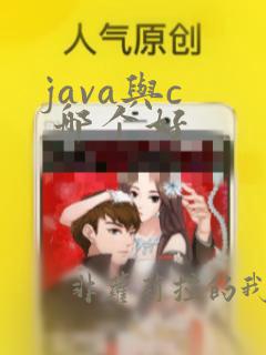 java与c 哪个好