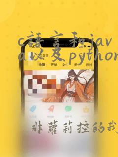 c语言和java以及python的区别