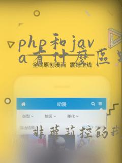 php和java有什么区别