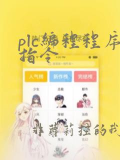 plc编程程序指令