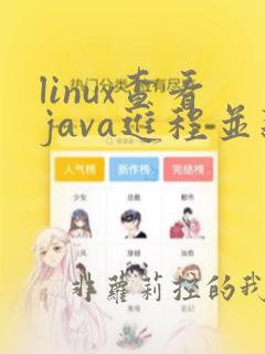 linux查看java进程并杀死