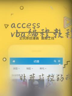 access vba编程教程