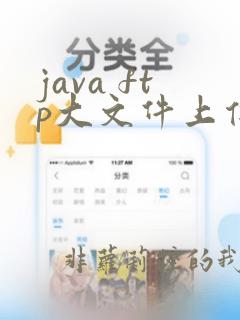 java ftp大文件上传