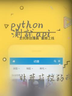 python 测试api