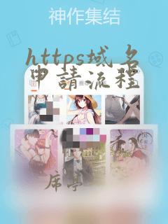 https域名申请流程