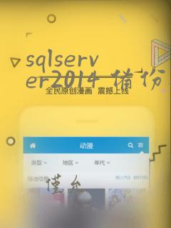 sqlserver2014 备份数据库