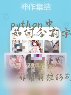 python中如何分割字符串