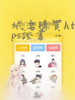 域名购买https证书