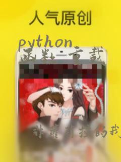 python 函数 重载